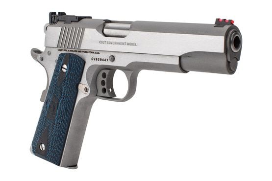 Colt Gold Cup Lite 1911 38 Super Pistol with fiber optic sights